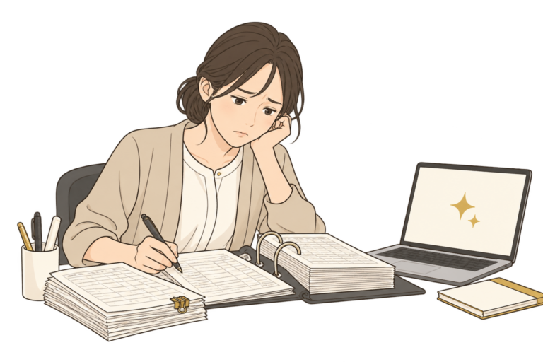AIが業務に定着せず従来の手作業を続ける担当者